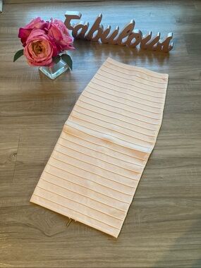 Marciano Blush Pink Ribbed Bandage Pencil Skirt XS
